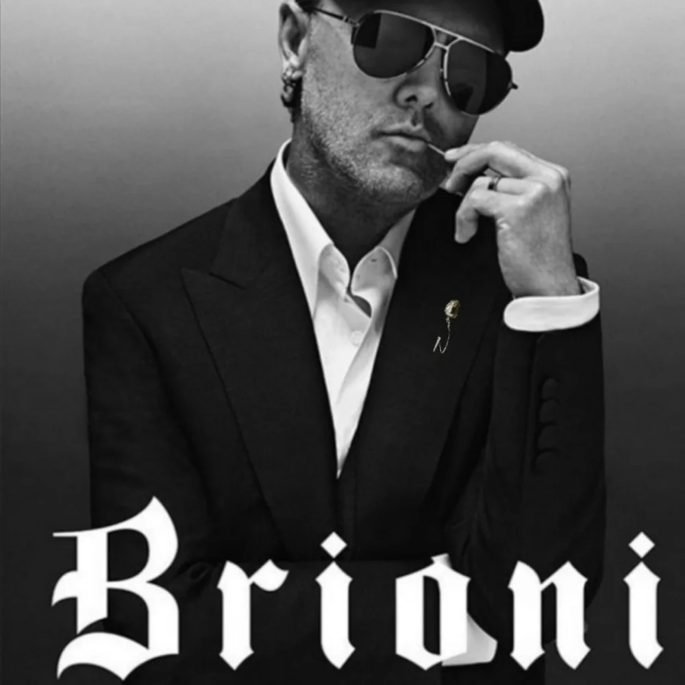 BRIONI Sterling Silver 925 Lapel Tie Stick Suit Pin Gunmetal Rose Bud Minimalist - Picture 2 of 16